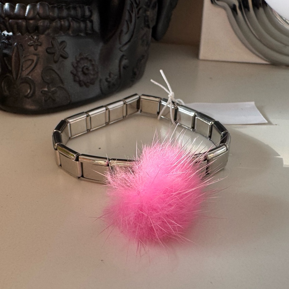 3/$15 Add-A-Link Bracelet Gift Box with Pink Fuzzy Charm
